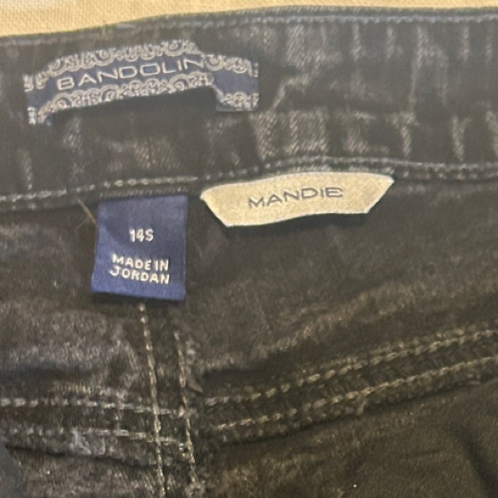 Bandolino Mandie Women's Black High Rise Jeans